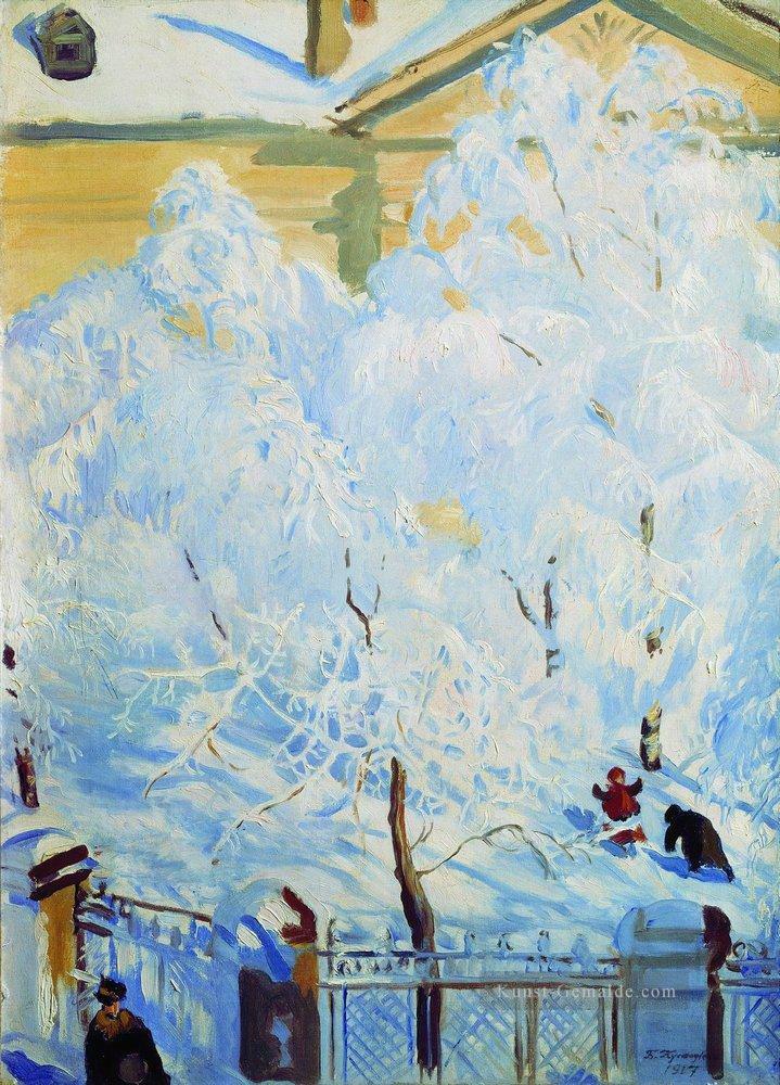 hart rime 1917 Boris Michailowitsch Kustodiew Ölgemälde